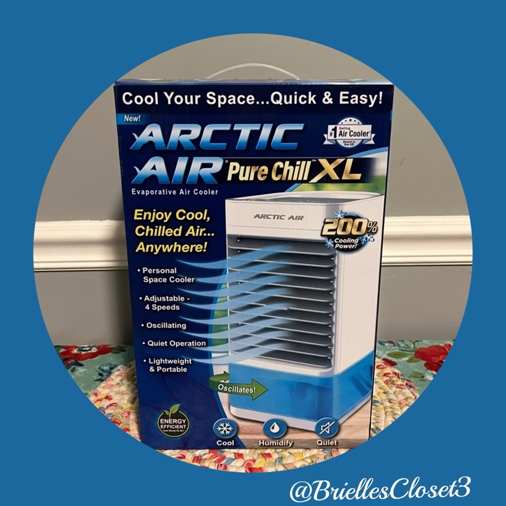 🌸 New Arctic Air Chill Zone 200 XL Evaporative Air Cooler - Blue
